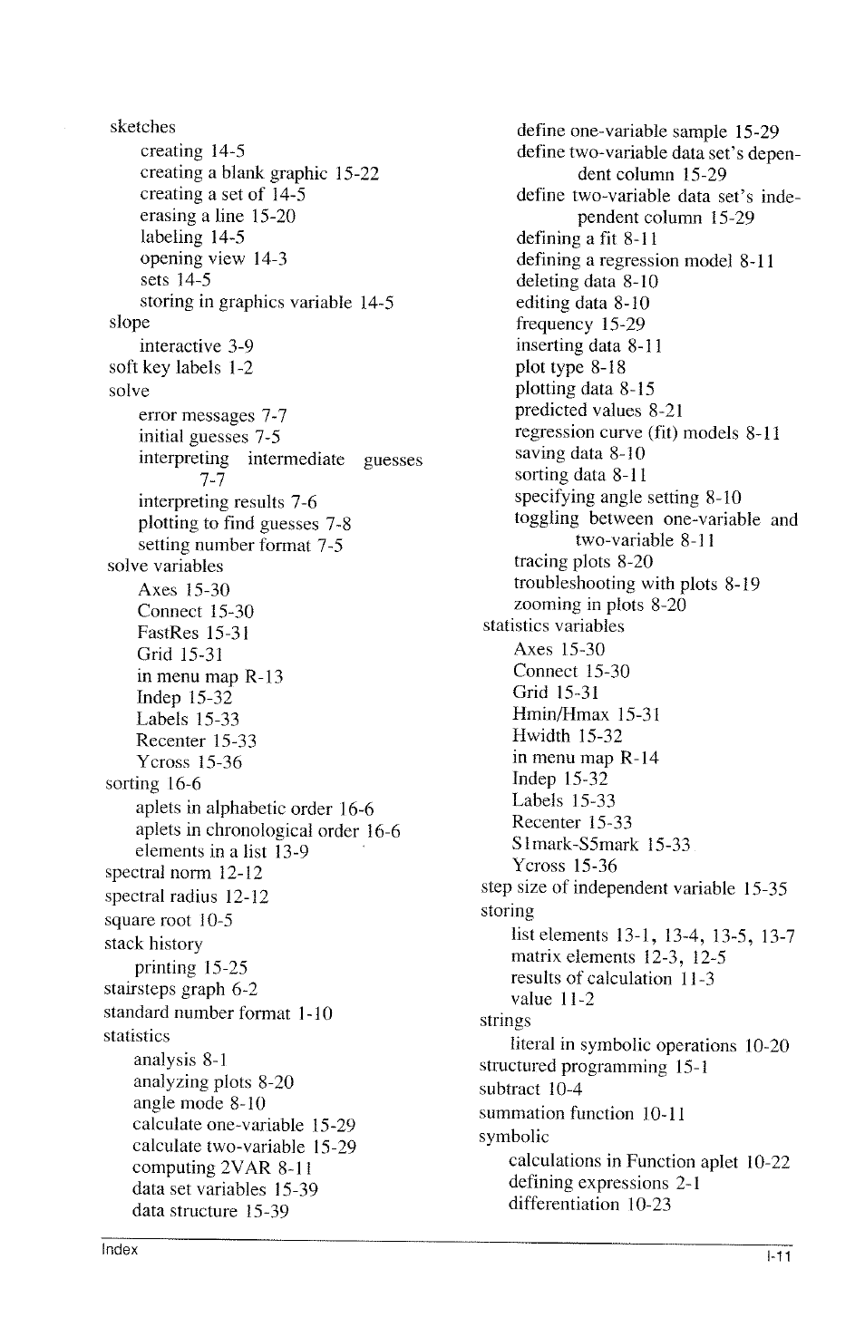 HP 39g Graphing Calculator User Manual | Page 287 / 292