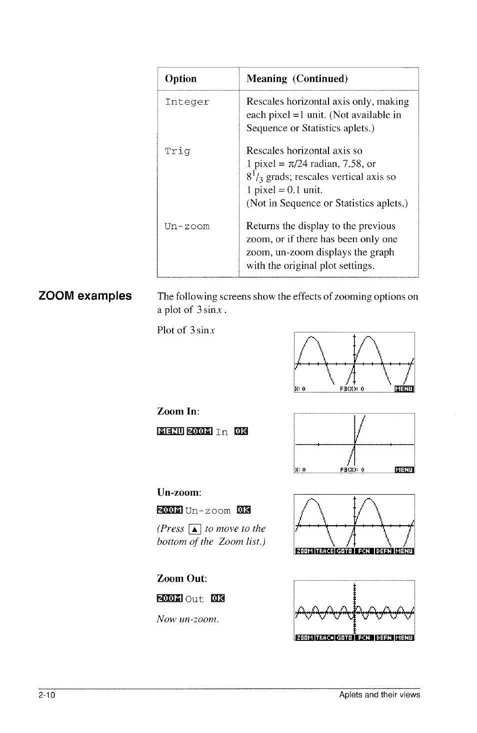 A 1 a, Aa.u | HP 39g Graphing Calculator User Manual | Page 52 / 292