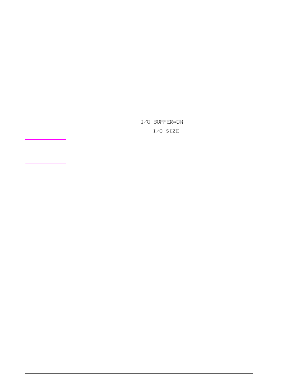 I/o buffering | HP LaserJet 5100 Printer series User Manual | Page 130 / 150