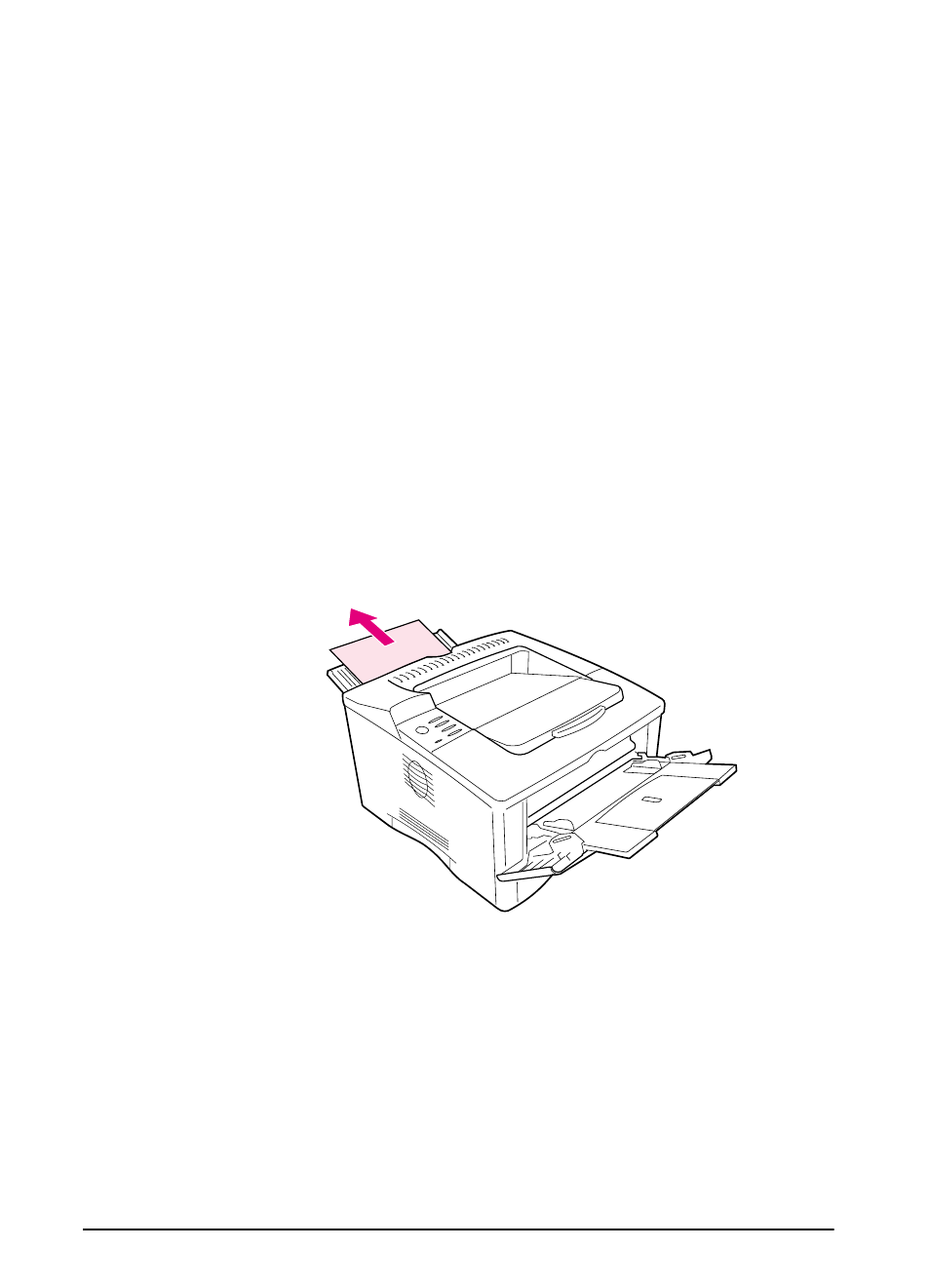 Printing to the rear output bin | HP LaserJet 5100 Printer series User Manual | Page 30 / 150