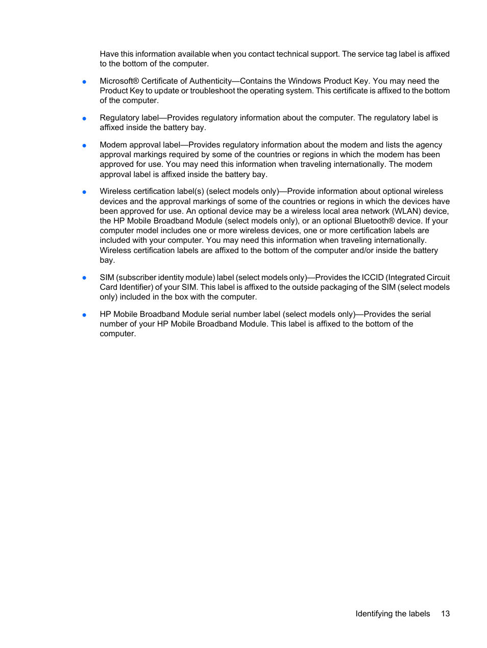 HP EliteBook 8440p User Manual | Page 25 / 169