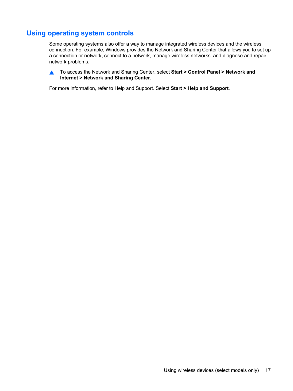 Using operating system controls | HP EliteBook 8440p User Manual | Page 29 / 169