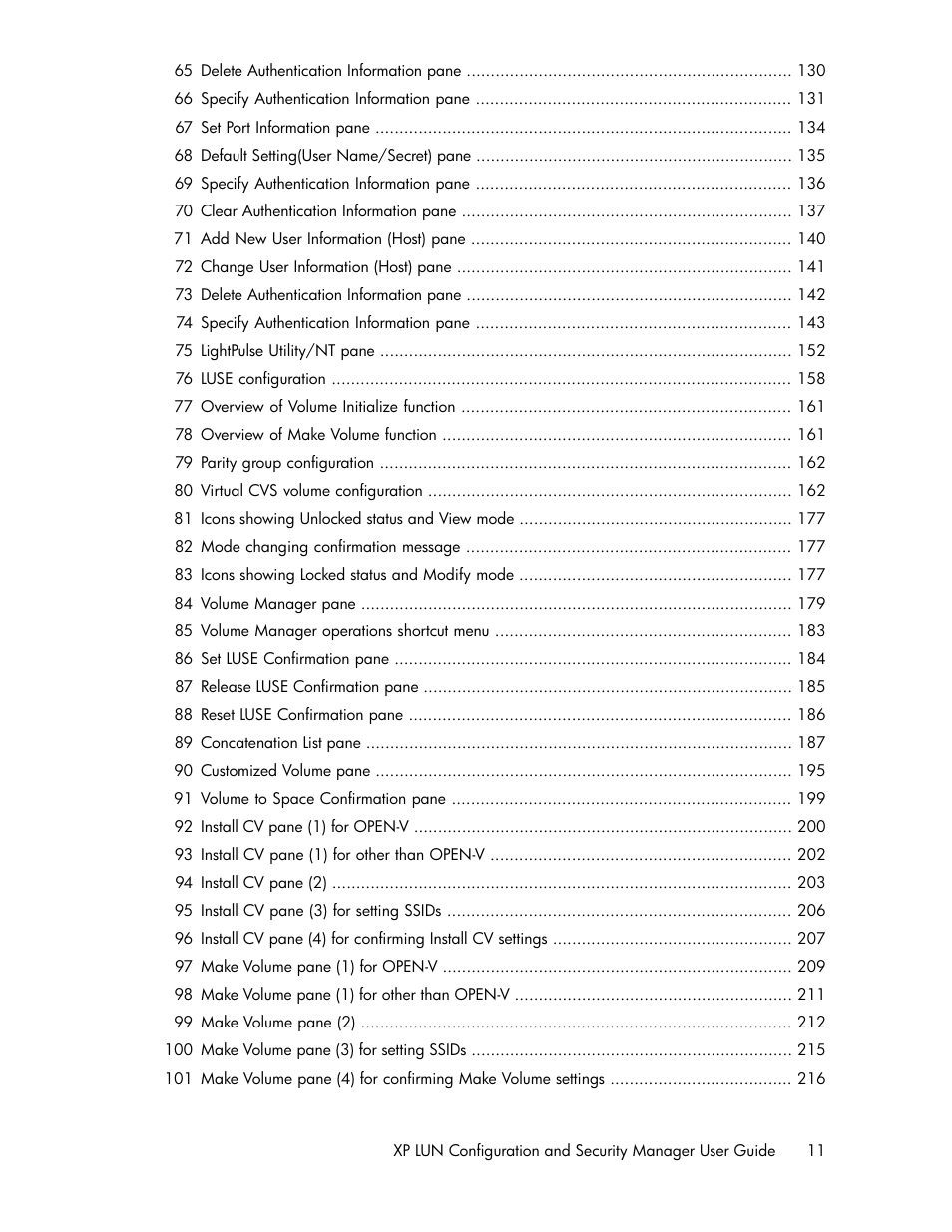 HP StorageWorks XP Remote Web Console Software User Manual | Page 11 / 250