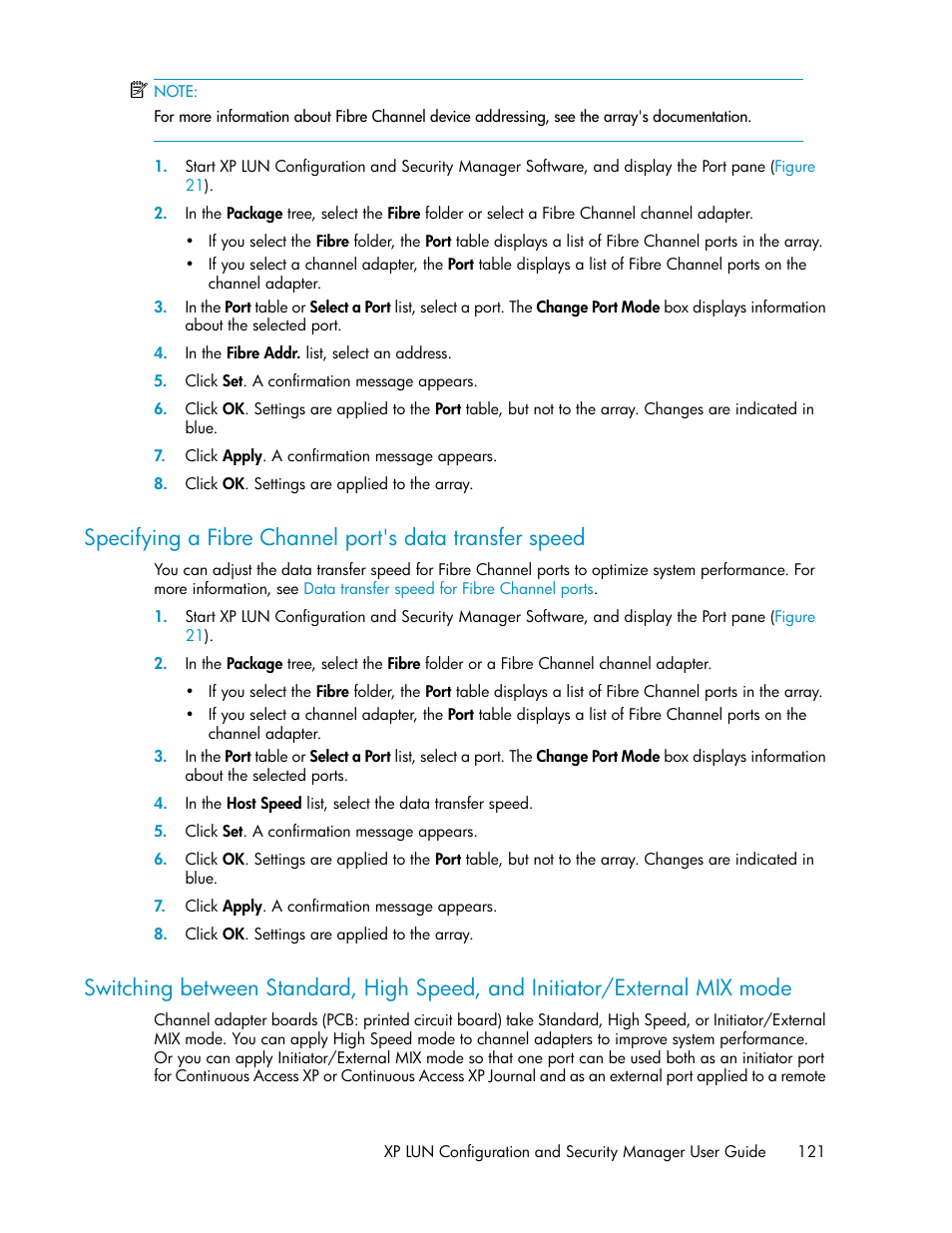 HP StorageWorks XP Remote Web Console Software User Manual | Page 121 / 250