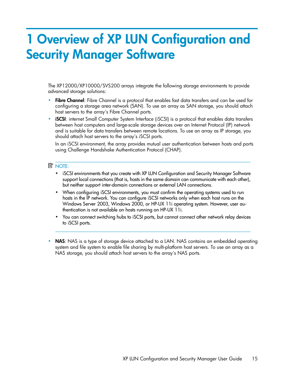 HP StorageWorks XP Remote Web Console Software User Manual | Page 15 / 250