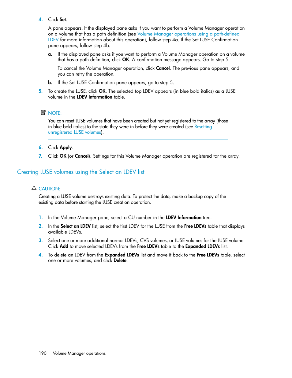 HP StorageWorks XP Remote Web Console Software User Manual | Page 190 / 250