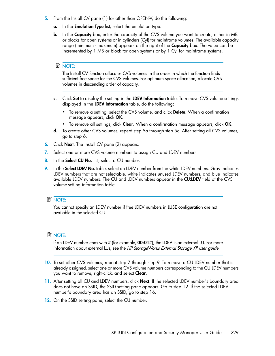 HP StorageWorks XP Remote Web Console Software User Manual | Page 229 / 250