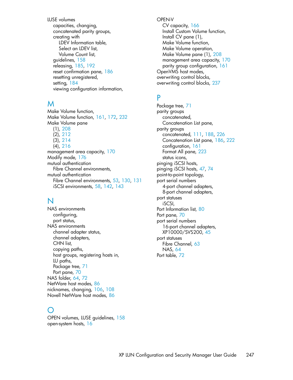 HP StorageWorks XP Remote Web Console Software User Manual | Page 247 / 250