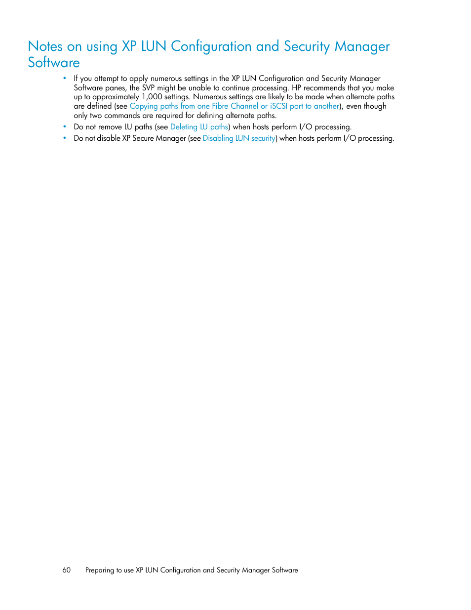 HP StorageWorks XP Remote Web Console Software User Manual | Page 60 / 250