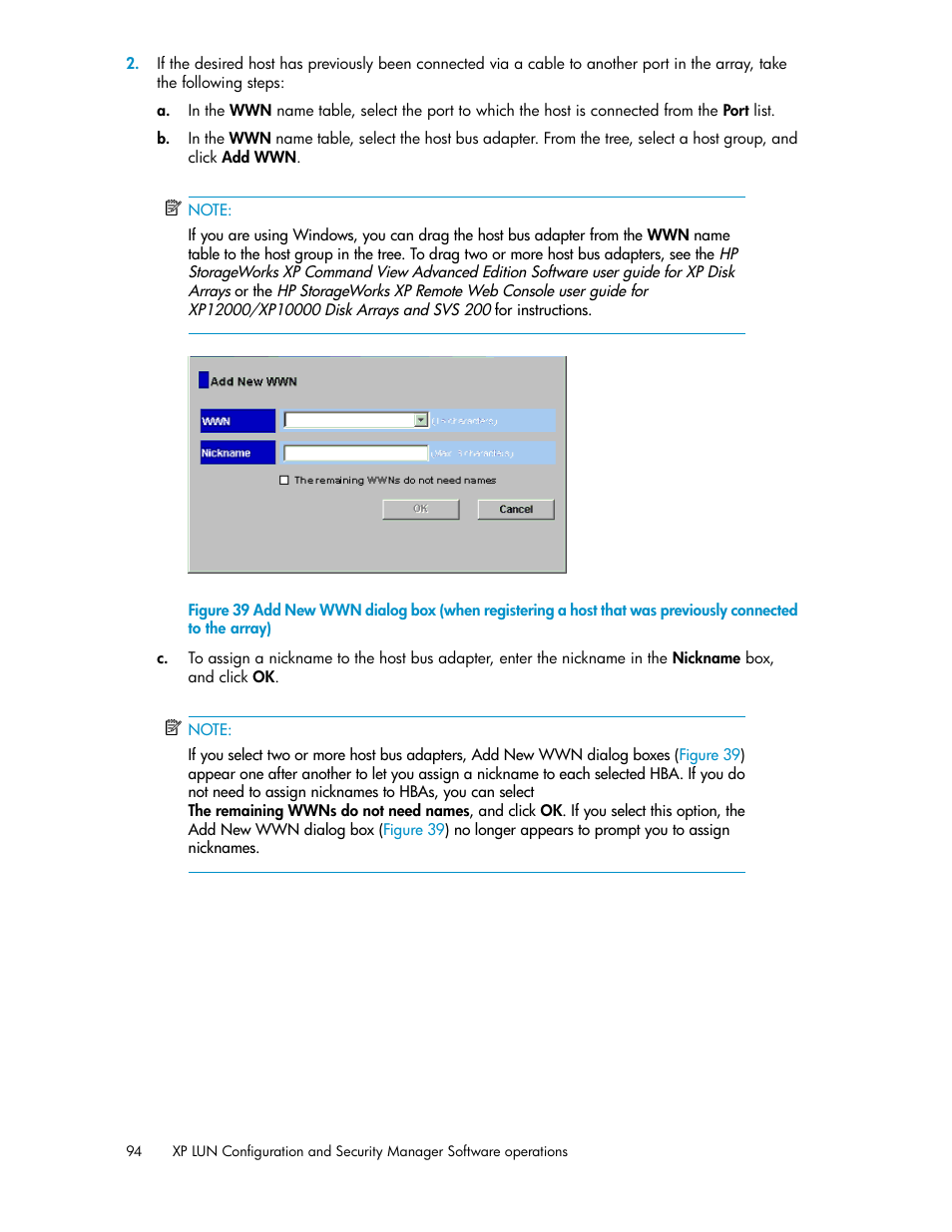 HP StorageWorks XP Remote Web Console Software User Manual | Page 94 / 250
