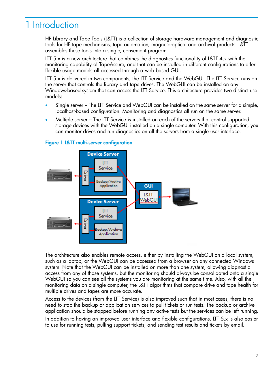 1 introduction | HP StoreEver TapeAssure Software User Manual | Page 7 / 115