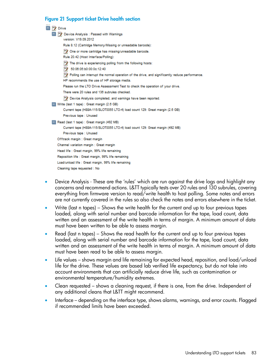 HP StoreEver TapeAssure Software User Manual | Page 83 / 115