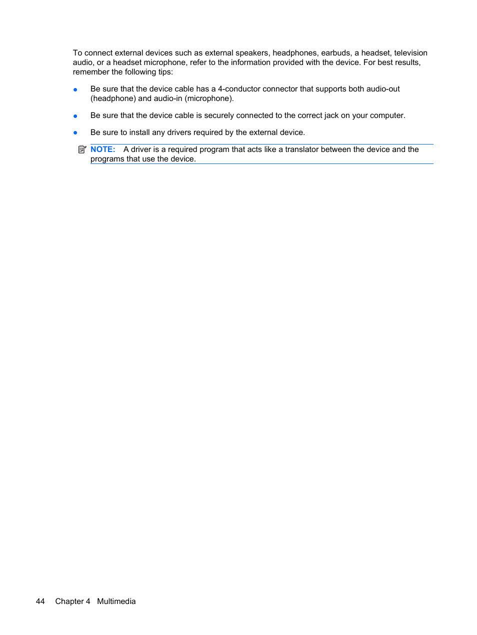 HP TouchSmart tm2-1010ee Notebook PC User Manual | Page 54 / 129