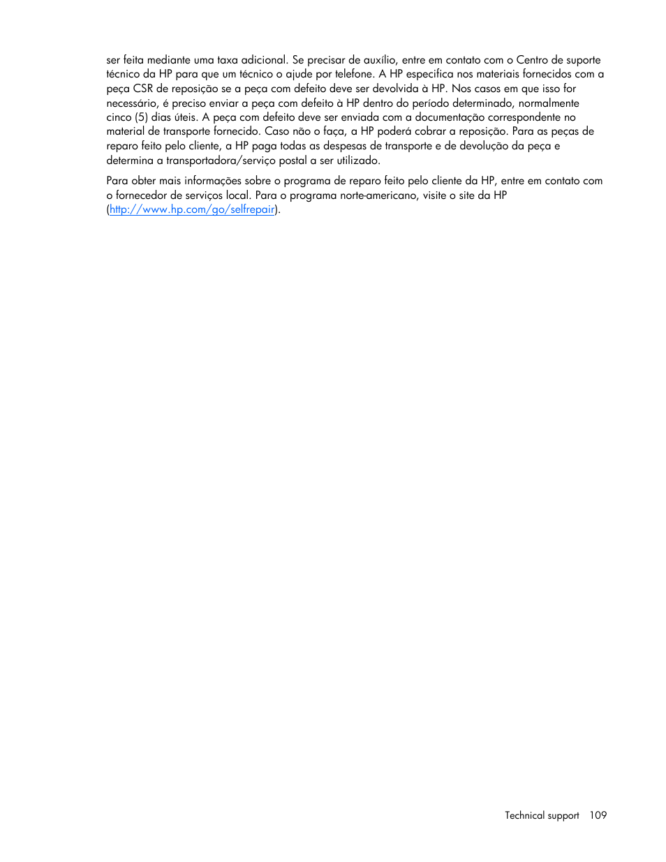 HP ProLiant DL365 G5 Server User Manual | Page 109 / 118