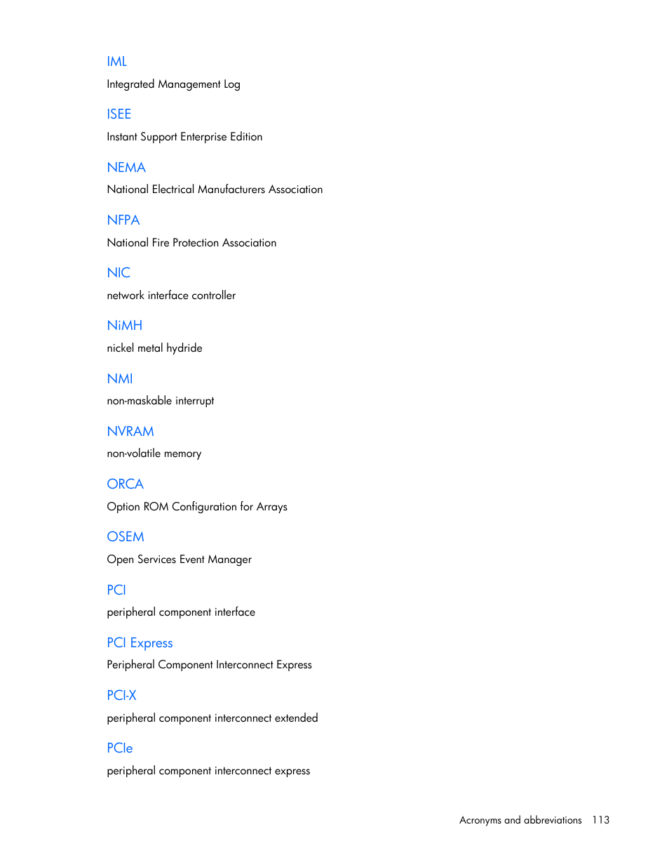 HP ProLiant DL365 G5 Server User Manual | Page 113 / 118