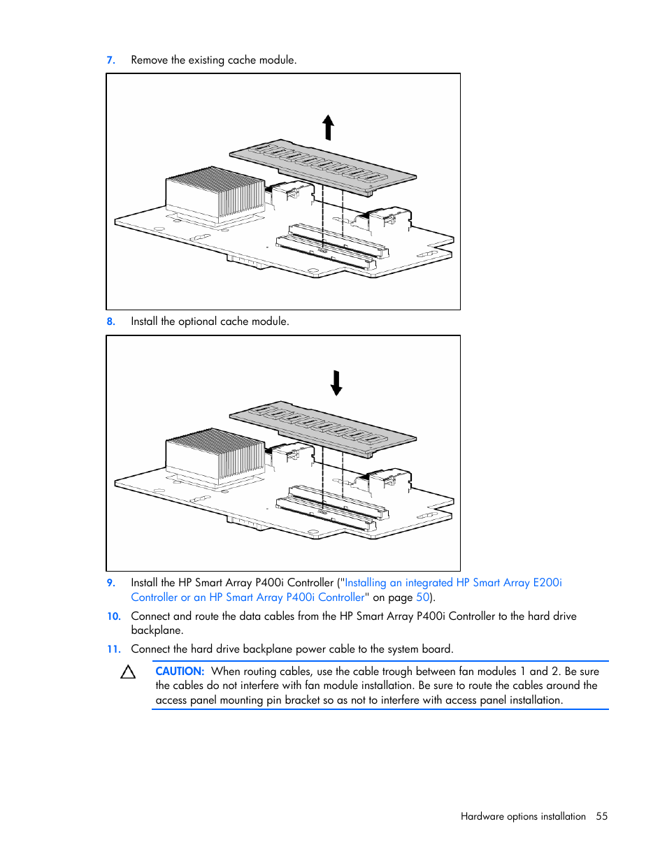 HP ProLiant DL365 G5 Server User Manual | Page 55 / 118