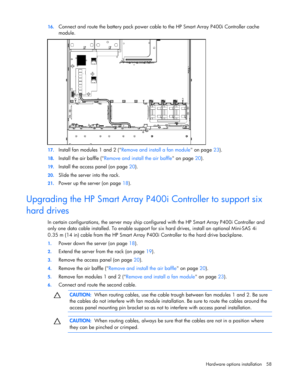 HP ProLiant DL365 G5 Server User Manual | Page 58 / 118