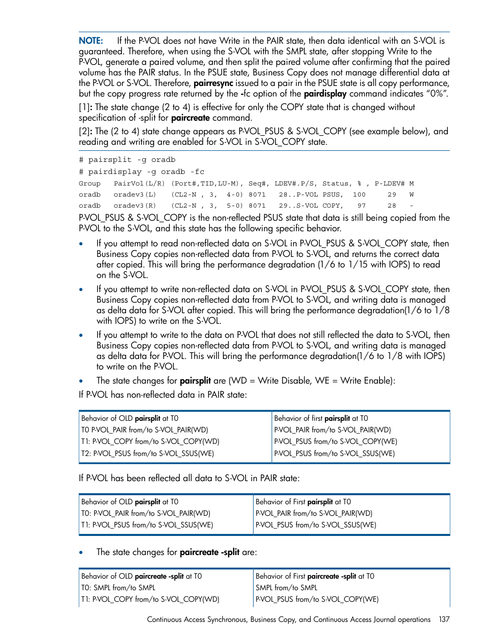 HP XP RAID Manager Software User Manual | Page 137 / 274