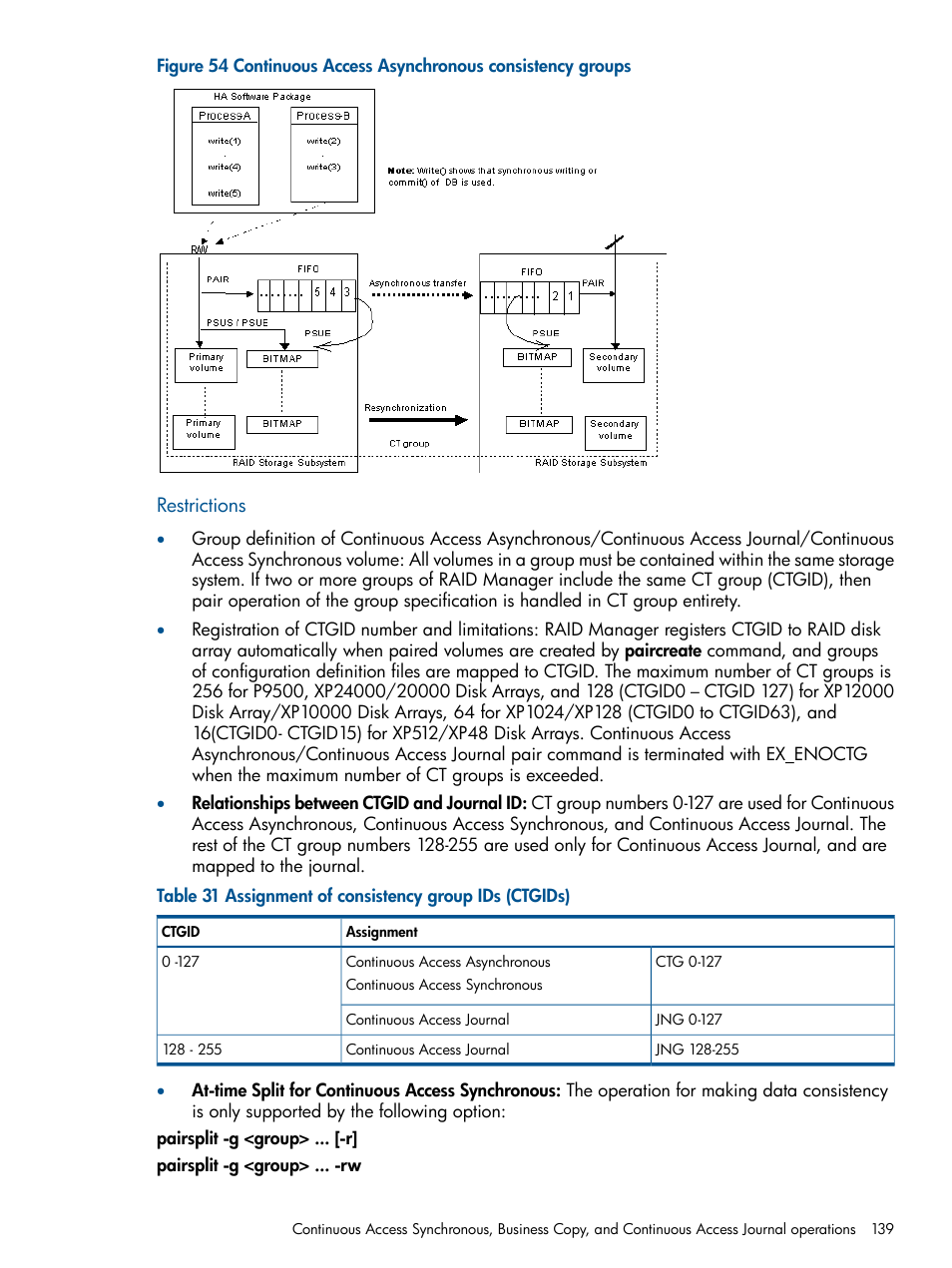 HP XP RAID Manager Software User Manual | Page 139 / 274