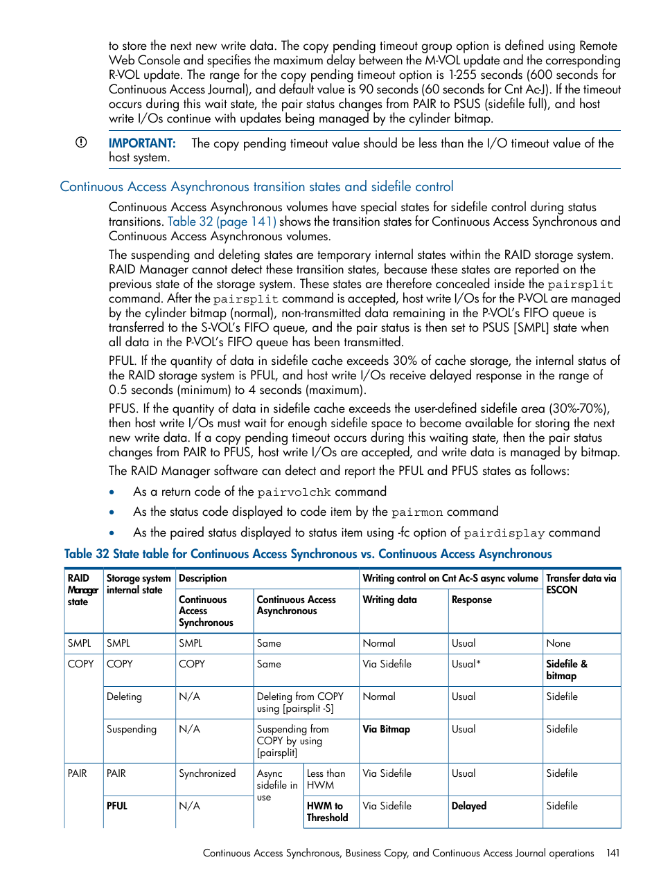 HP XP RAID Manager Software User Manual | Page 141 / 274