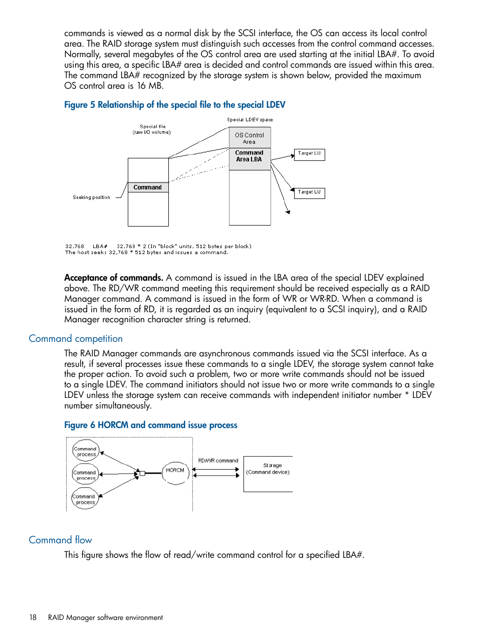 Command competition, Command flow, Command competition command flow | HP XP RAID Manager Software User Manual | Page 18 / 274