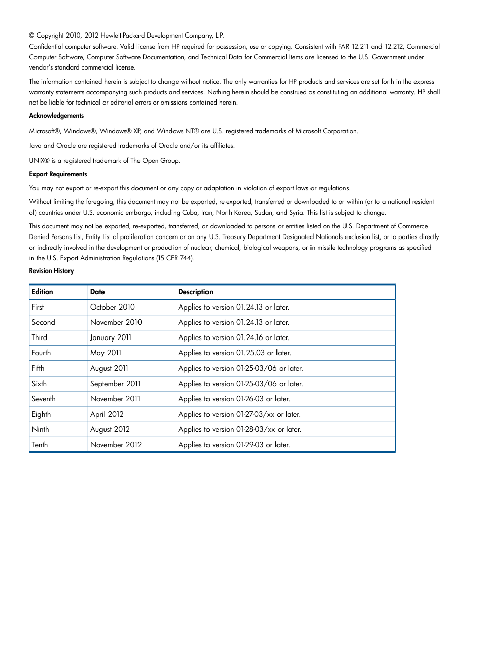 HP XP RAID Manager Software User Manual | Page 2 / 274