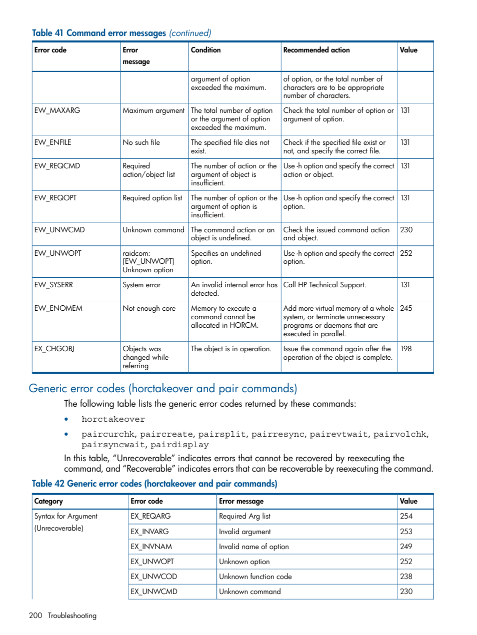 HP XP RAID Manager Software User Manual | Page 200 / 274