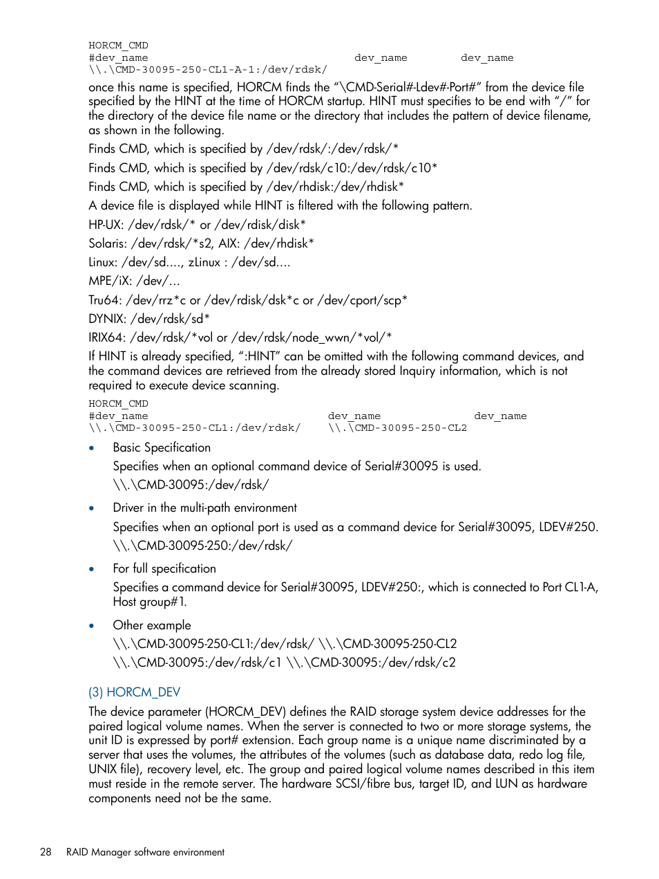 HP XP RAID Manager Software User Manual | Page 28 / 274