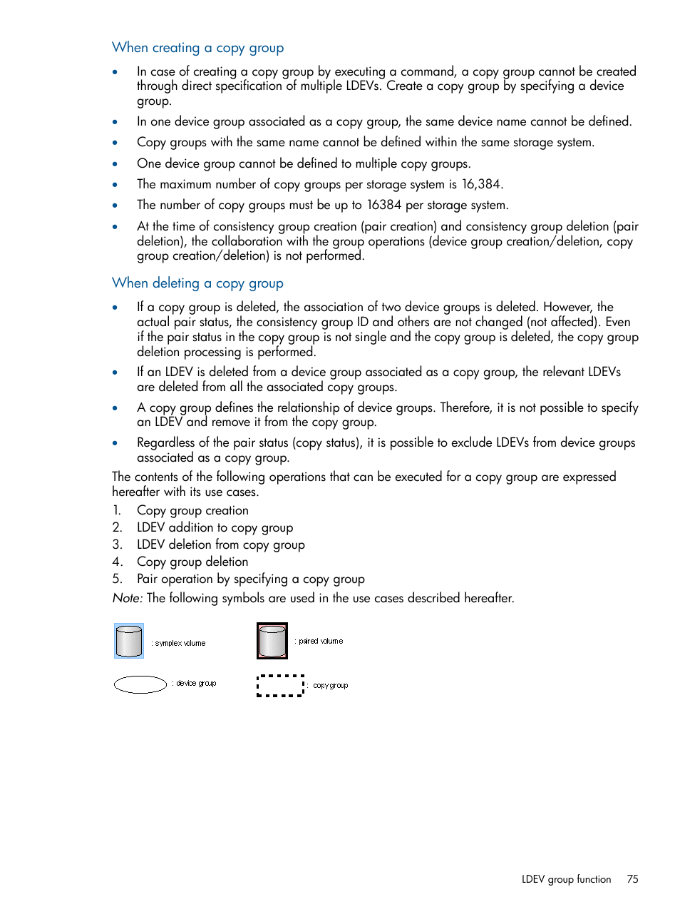 HP XP RAID Manager Software User Manual | Page 75 / 274