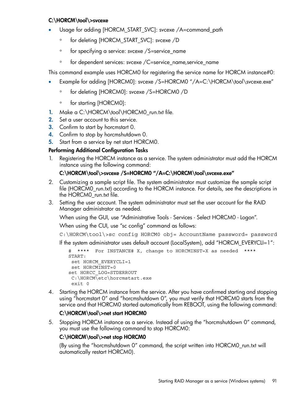 HP XP RAID Manager Software User Manual | Page 91 / 274