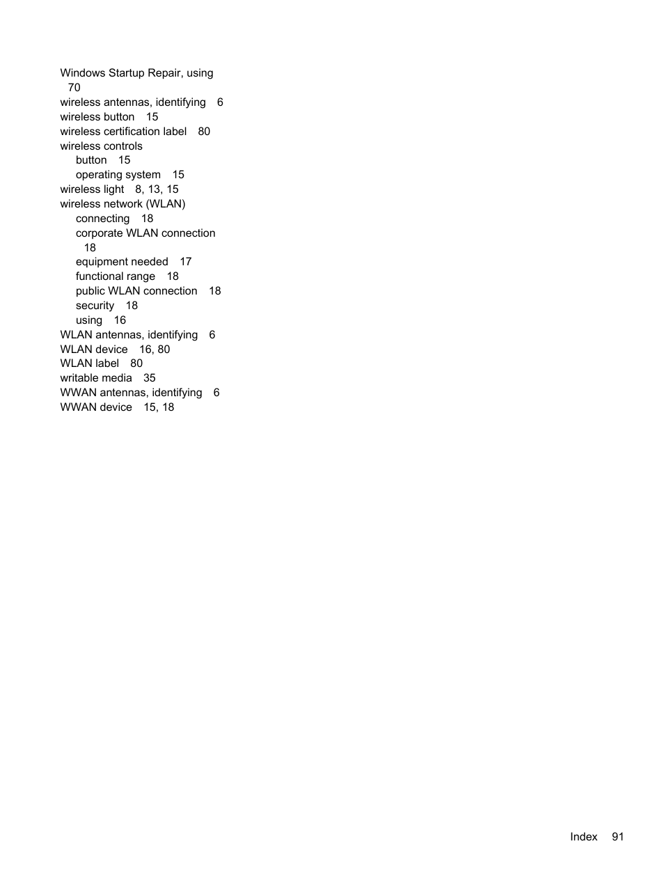 HP EliteBook 755 G2 Notebook PC User Manual | Page 101 / 101