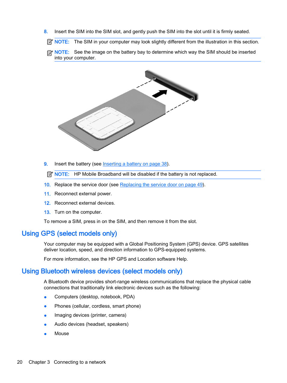Using gps (select models only) | HP EliteBook 755 G2 Notebook PC User Manual | Page 30 / 101