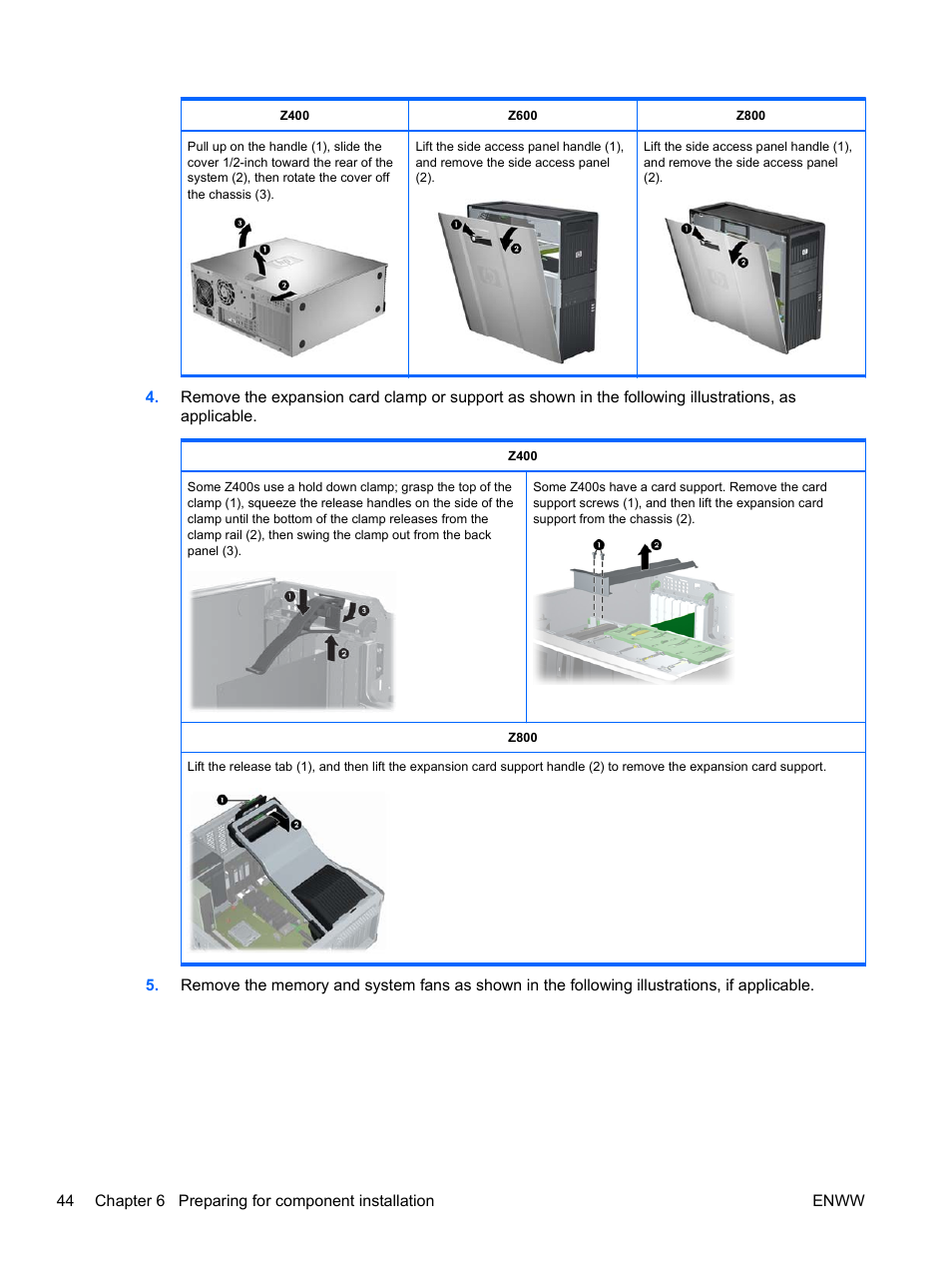 HP Z400 Workstation User Manual | Page 52 / 76
