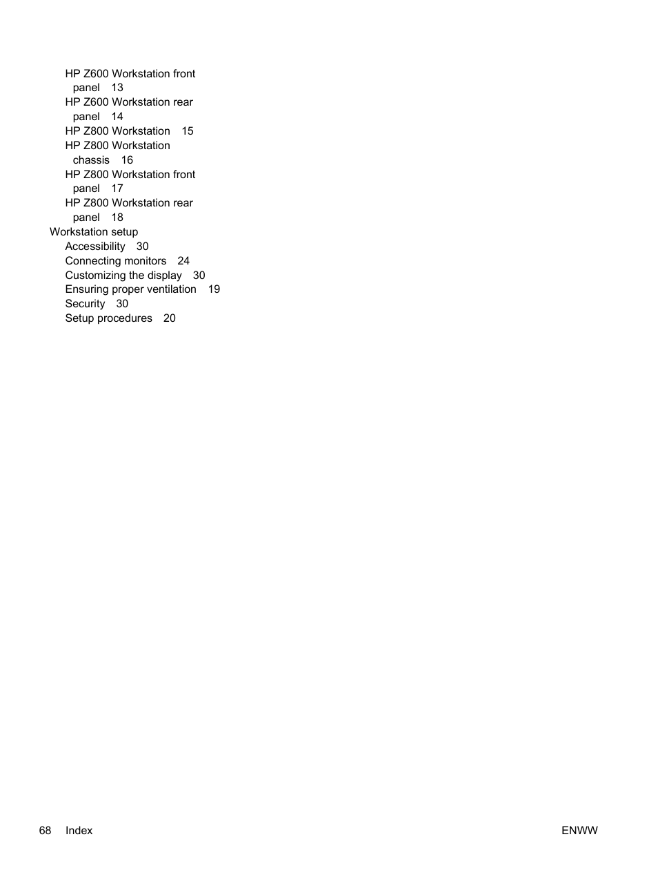 HP Z400 Workstation User Manual | Page 76 / 76