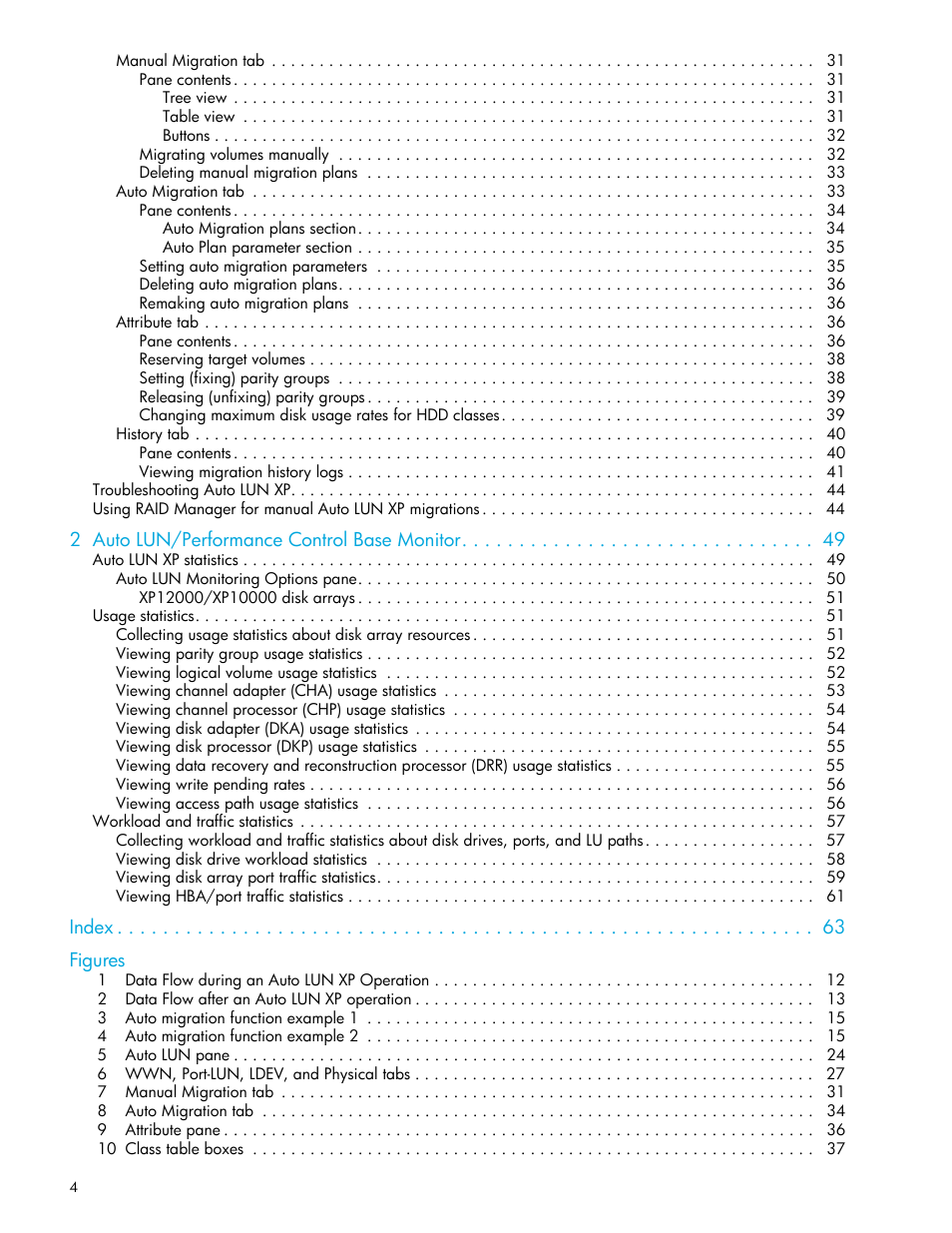 HP XP Auto LUN Software User Manual | Page 4 / 65