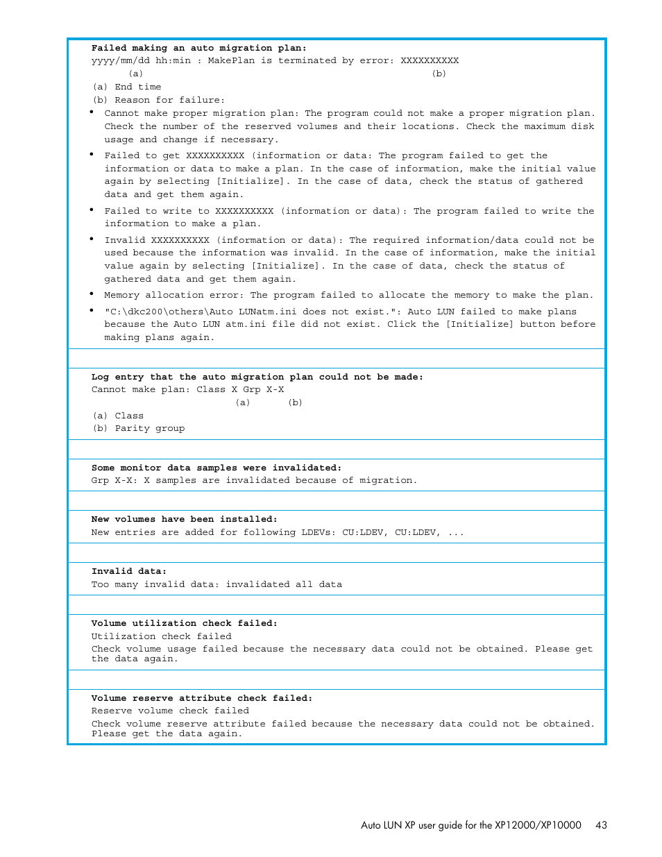 HP XP Auto LUN Software User Manual | Page 43 / 65
