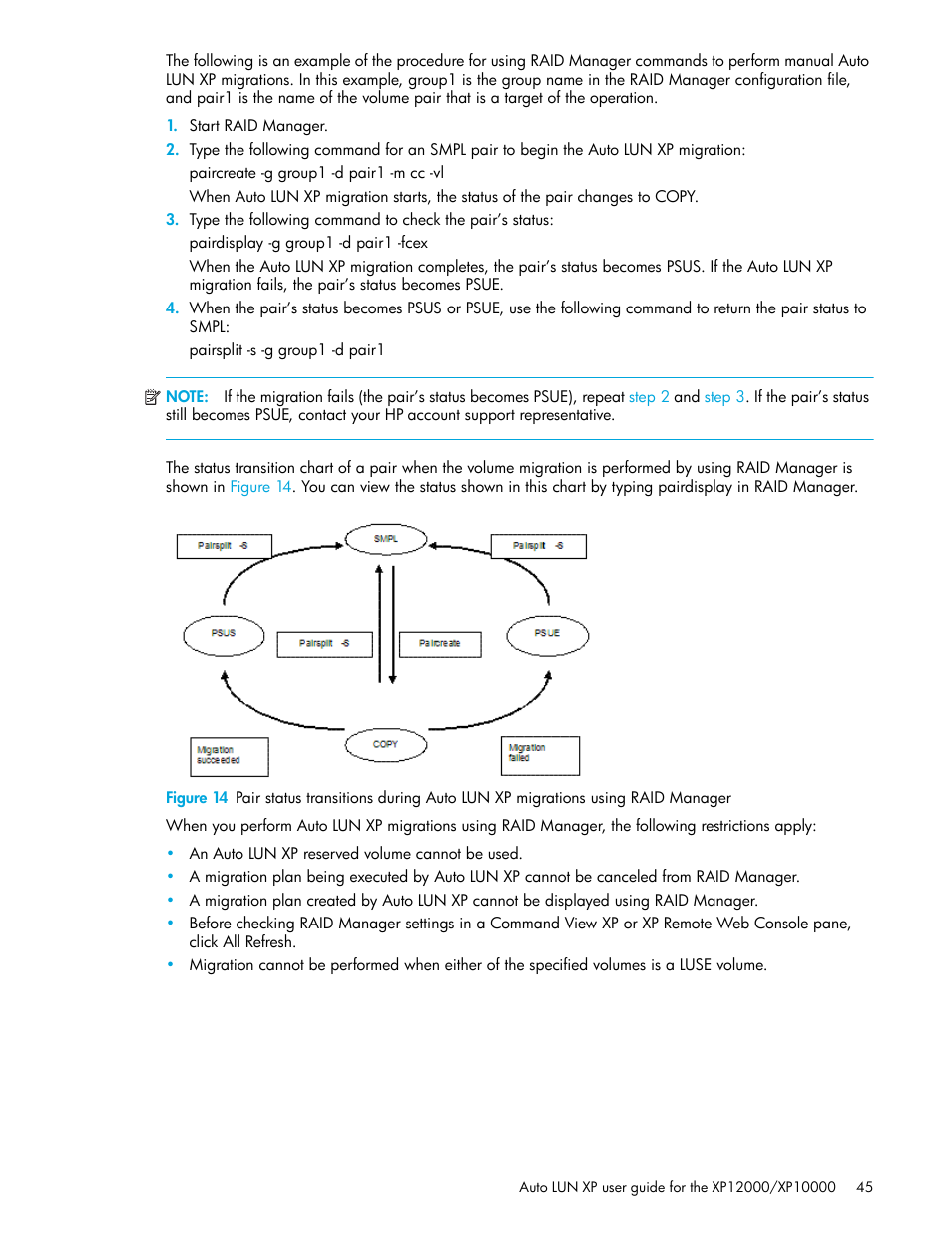 HP XP Auto LUN Software User Manual | Page 45 / 65