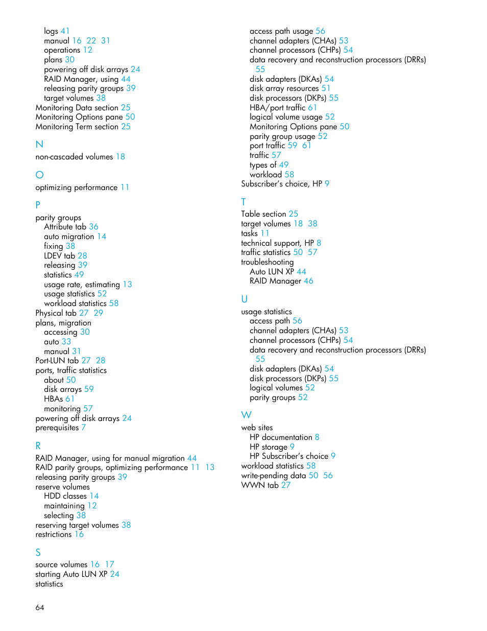 HP XP Auto LUN Software User Manual | Page 64 / 65