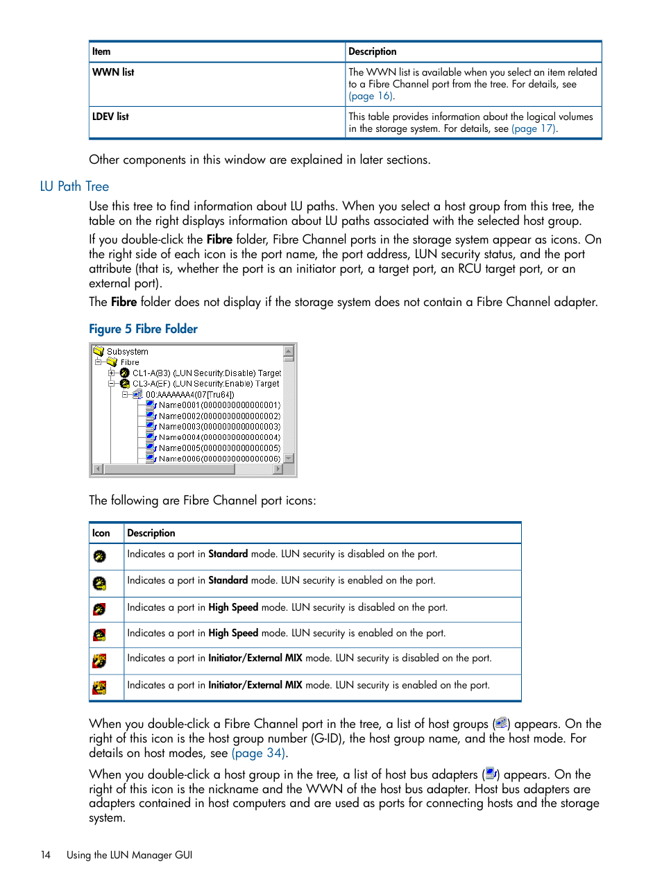 Lu path tree | HP StorageWorks XP Remote Web Console Software User Manual | Page 14 / 108