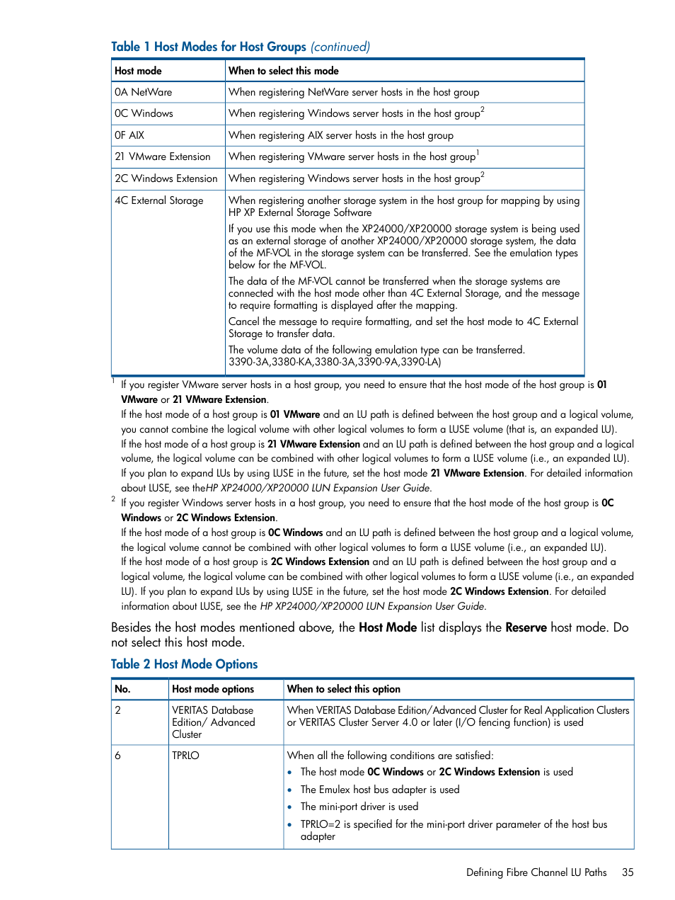 HP StorageWorks XP Remote Web Console Software User Manual | Page 35 / 108