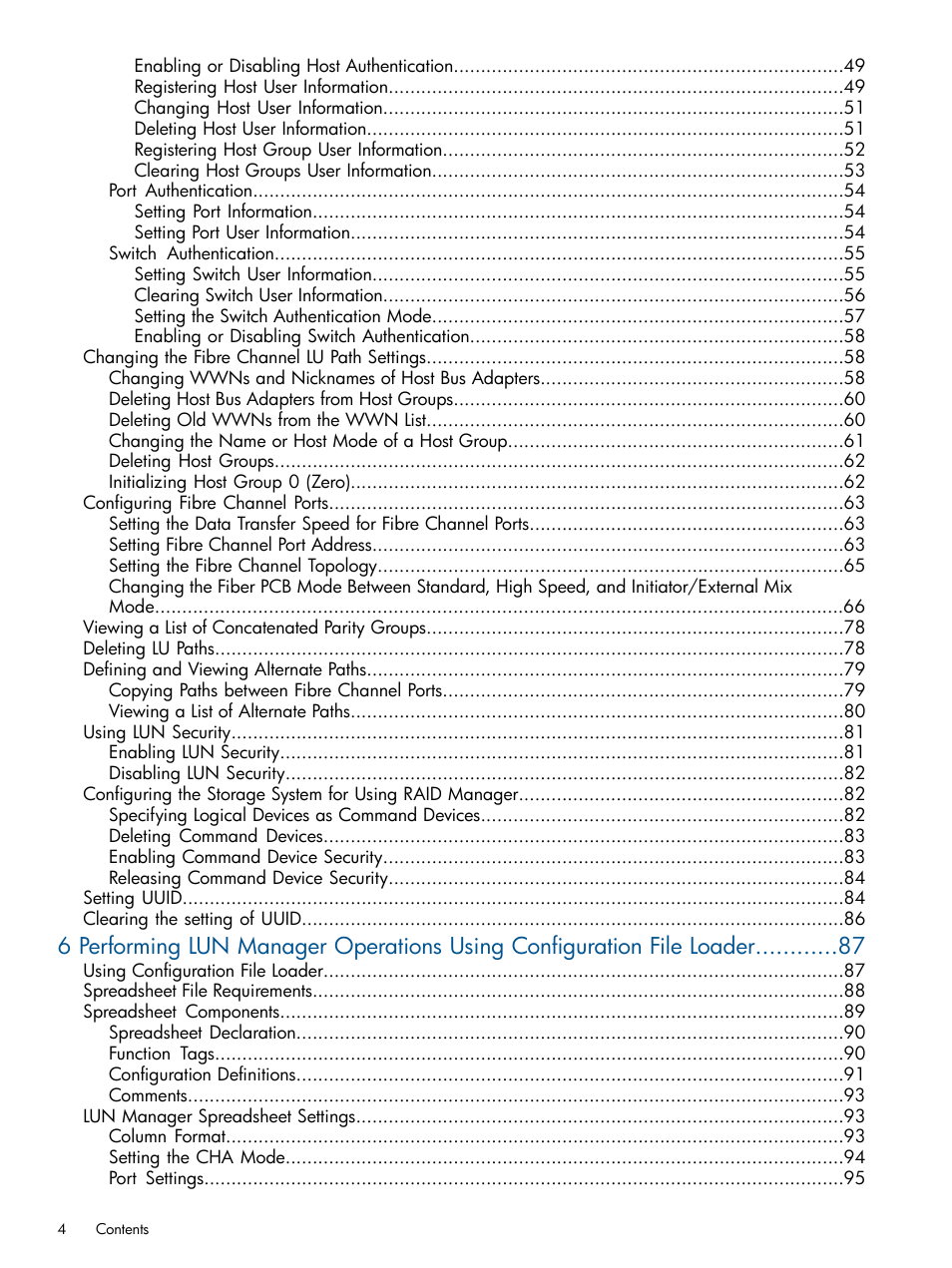 HP StorageWorks XP Remote Web Console Software User Manual | Page 4 / 108