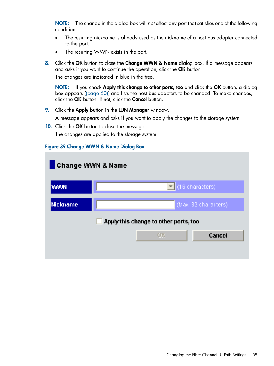 HP StorageWorks XP Remote Web Console Software User Manual | Page 59 / 108