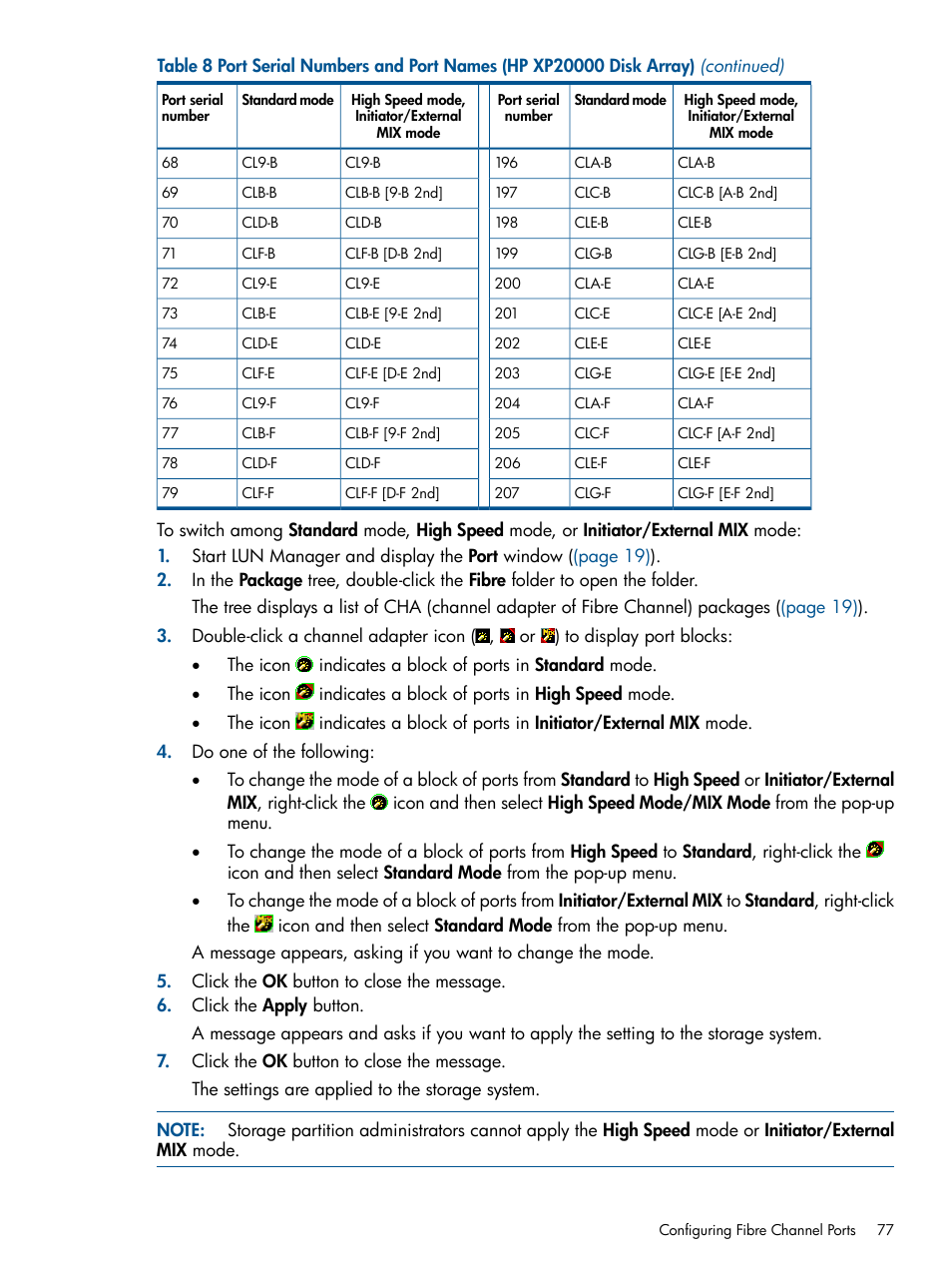 HP StorageWorks XP Remote Web Console Software User Manual | Page 77 / 108