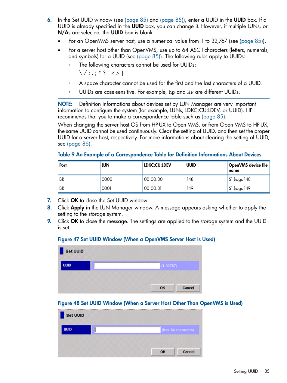 HP StorageWorks XP Remote Web Console Software User Manual | Page 85 / 108