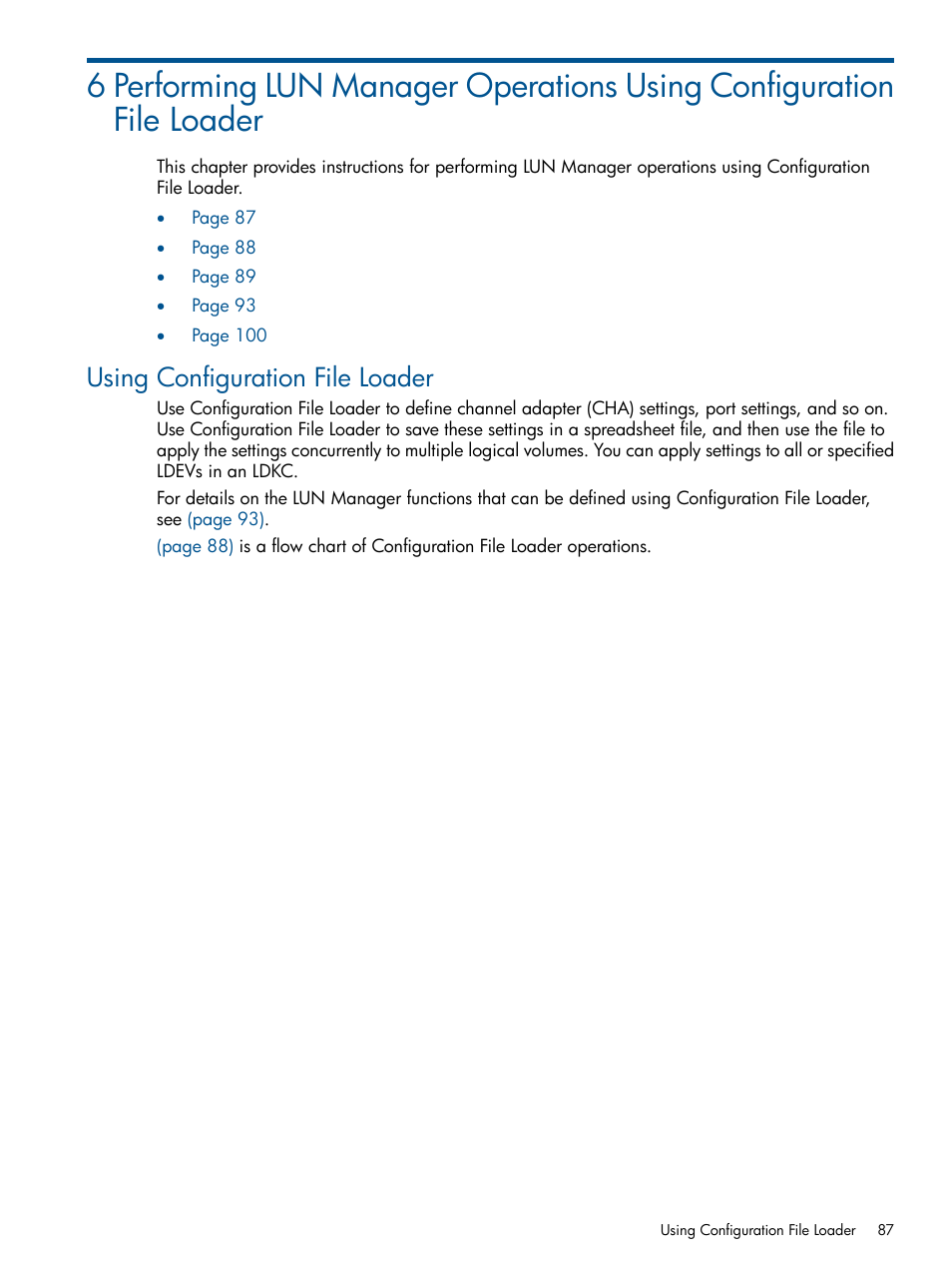 Using configuration file loader | HP StorageWorks XP Remote Web Console Software User Manual | Page 87 / 108