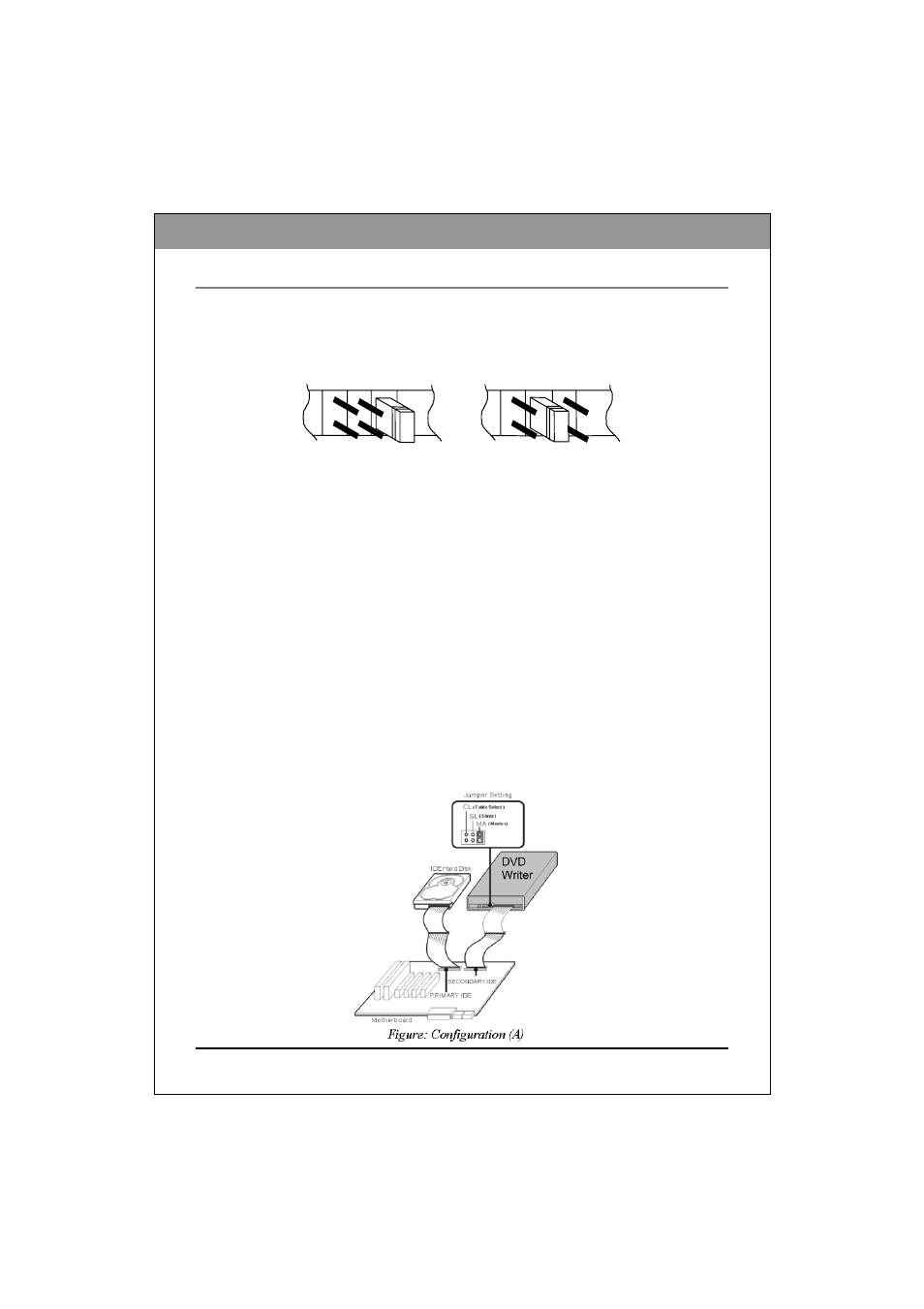 Changing the jumper, Ide drive configurations | HP dvd1260i DVD Writer User Manual | Page 10 / 20
