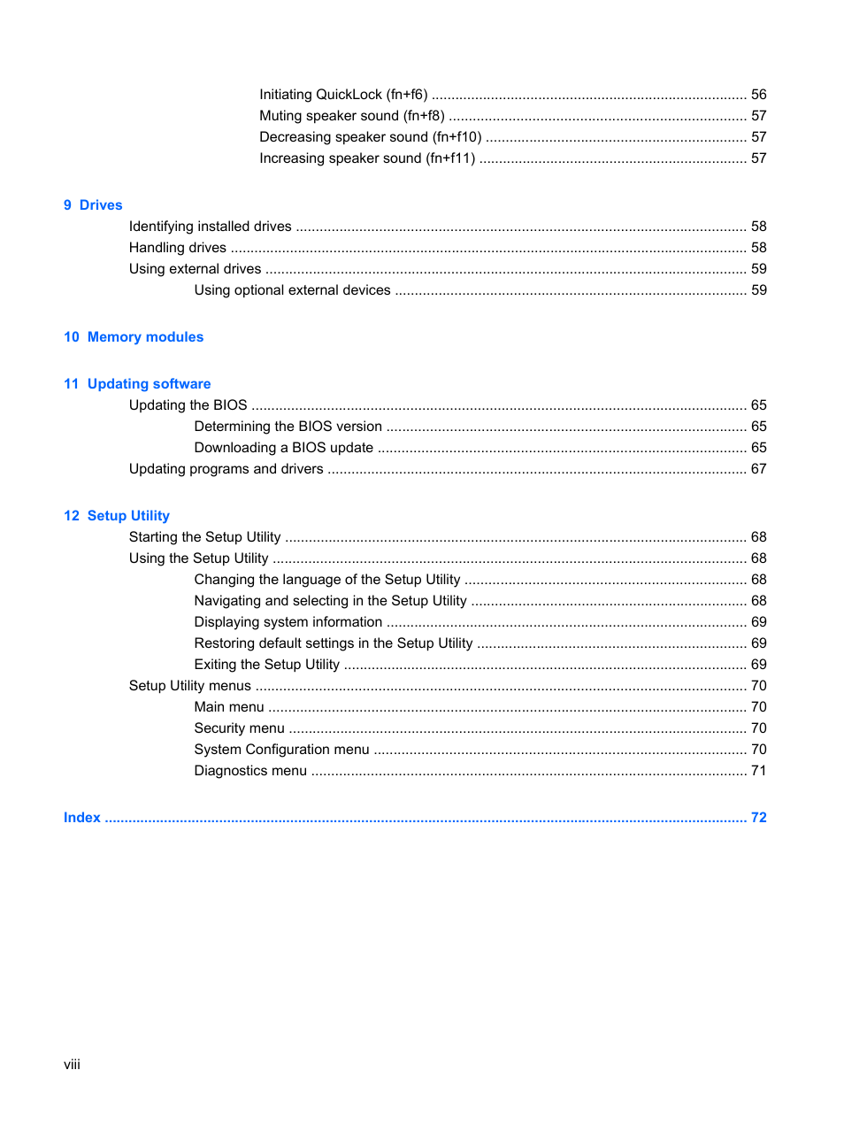 HP Compaq Mini 110c-1040DX PC User Manual | Page 8 / 83