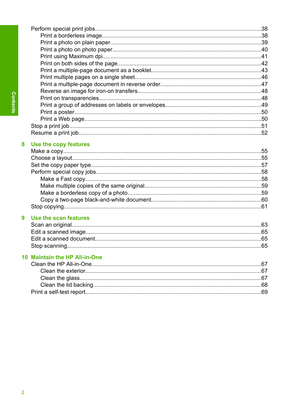 HP Deskjet F4240 All-in-One Printer User Manual | Page 5 / 227