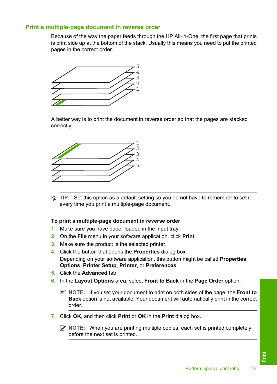 HP Deskjet F4240 All-in-One Printer User Manual | Page 50 / 227