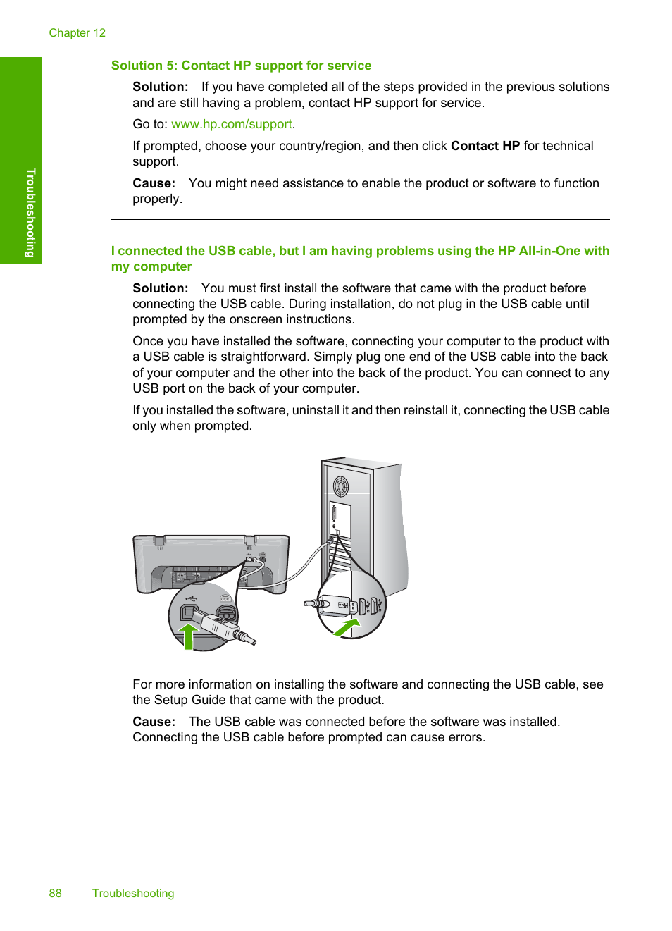 Solution 5: contact hp support for service | HP Deskjet F4240 All-in-One Printer User Manual | Page 91 / 227